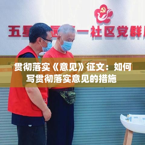 貫徹落實(shí)《意見(jiàn)》征文：如何寫貫徹落實(shí)意見(jiàn)的措施 