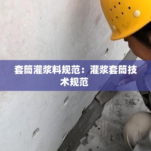 套筒灌漿料規(guī)范：灌漿套筒技術規(guī)范 