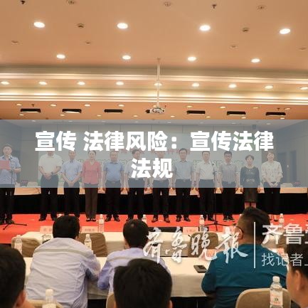 宣傳 法律風險：宣傳法律法規(guī) 