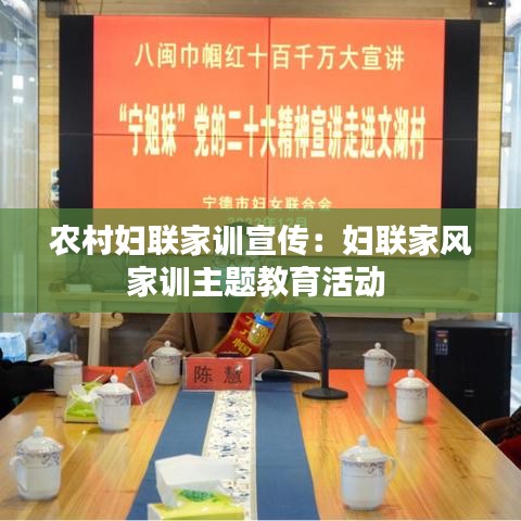 農(nóng)村婦聯(lián)家訓(xùn)宣傳：婦聯(lián)家風(fēng)家訓(xùn)主題教育活動 