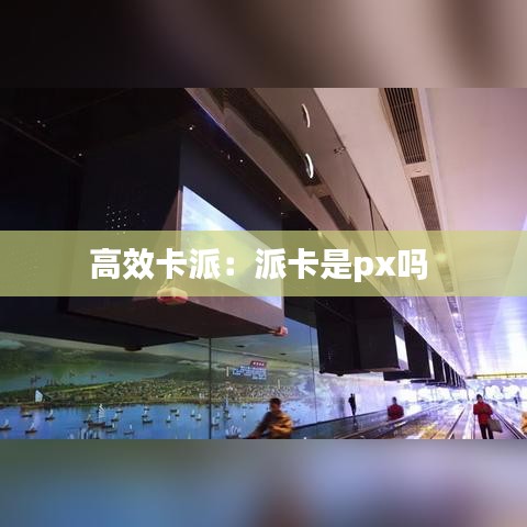 高效卡派：派卡是px嗎 