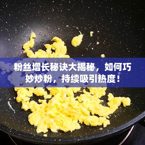 粉絲增長秘訣大揭秘，如何巧妙炒粉，持續(xù)吸引熱度！
