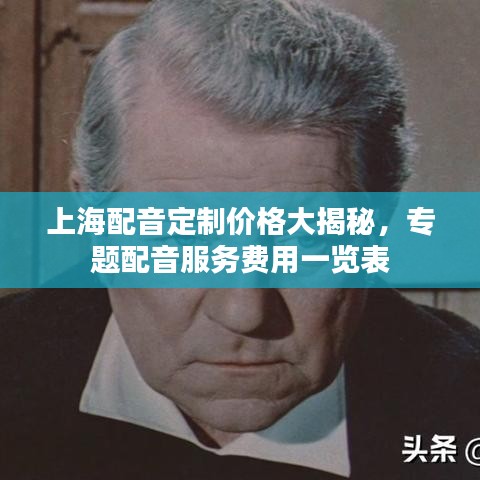 上海配音定制價格大揭秘，專題配音服務(wù)費用一覽表
