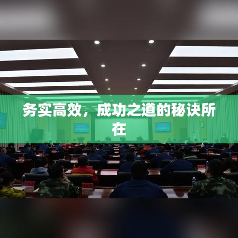 務(wù)實高效，成功之道的秘訣所在