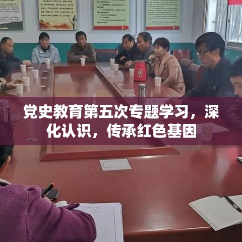 黨史教育第五次專題學習，深化認識，傳承紅色基因