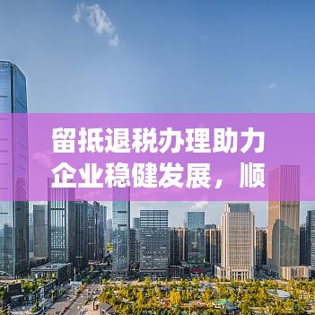 留抵退稅辦理助力企業(yè)穩(wěn)健發(fā)展，順暢高效獲贊！