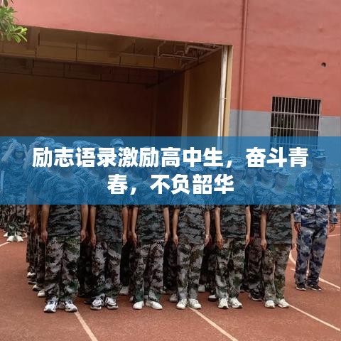 勵(lì)志語(yǔ)錄激勵(lì)高中生，奮斗青春，不負(fù)韶華