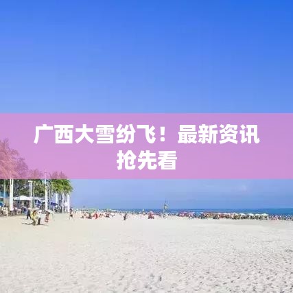 廣西大雪紛飛！最新資訊搶先看