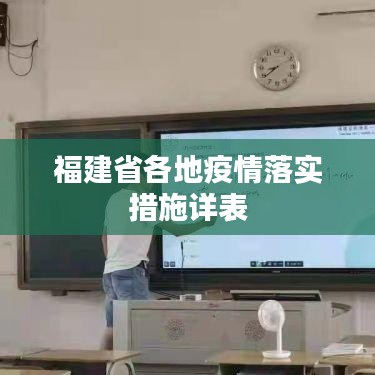 福建省各地疫情落實(shí)措施詳表