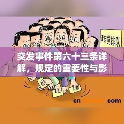 突發(fā)事件第六十三條詳解，規(guī)定的重要性與影響