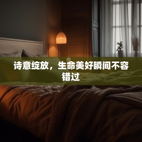 詩意綻放，生命美好瞬間不容錯過