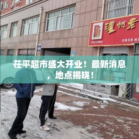 茌平超市盛大開業(yè)！最新消息，地點(diǎn)揭曉！