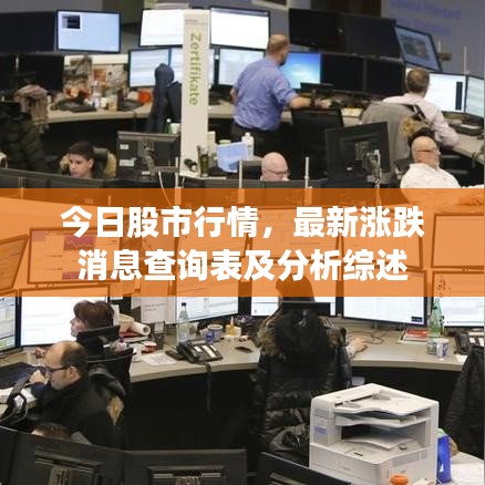 今日股市行情，最新漲跌消息查詢表及分析綜述